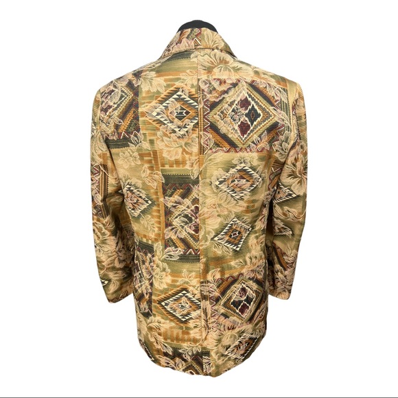 Vintage 80's/90's Southwestern Print Circle T Oversized Jacket Sz MD - Picture 11 of 13